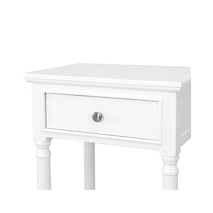 Value Delta White 1 Drawer Telephone Table Side Table CIMC 