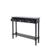 Value Medium Black Delta 3 Drawer Console Table Console Table CIMC 