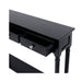 Value Medium Black Delta 3 Drawer Console Table Console Table CIMC 