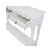 Value Medium White Delta 3 Drawer Console Table Console Table CIMC 