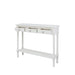 Value Medium White Delta 3 Drawer Console Table Console Table CIMC 