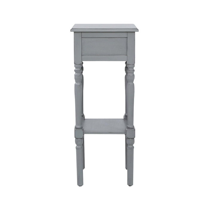 Value Delta Grey 1 Drawer Telephone Table Side Table CIMC 