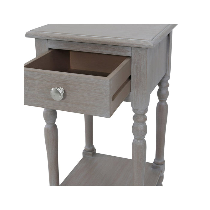 Value Delta Taupe 1 Drawer Telephone Table Side Table CIMC 