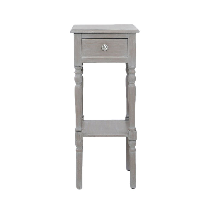 Value Delta Taupe 1 Drawer Telephone Table Side Table CIMC 