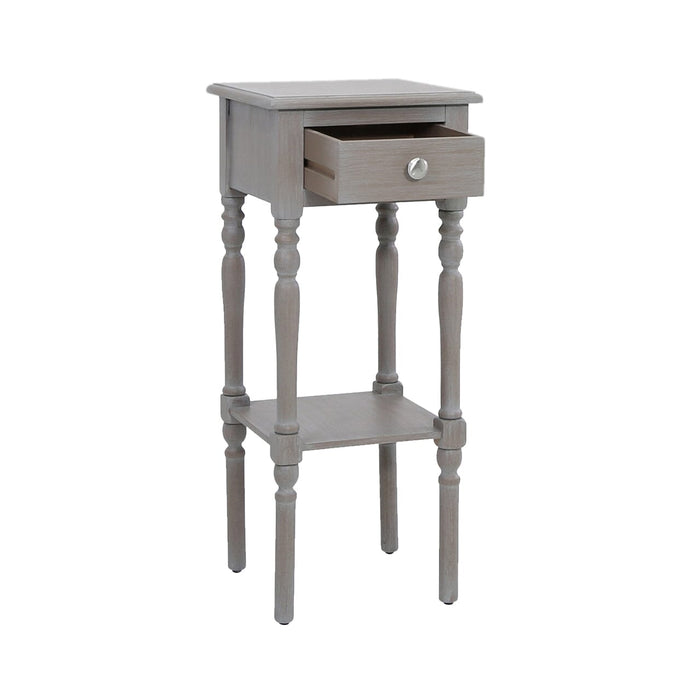 Value Delta Taupe 1 Drawer Telephone Table Side Table CIMC 