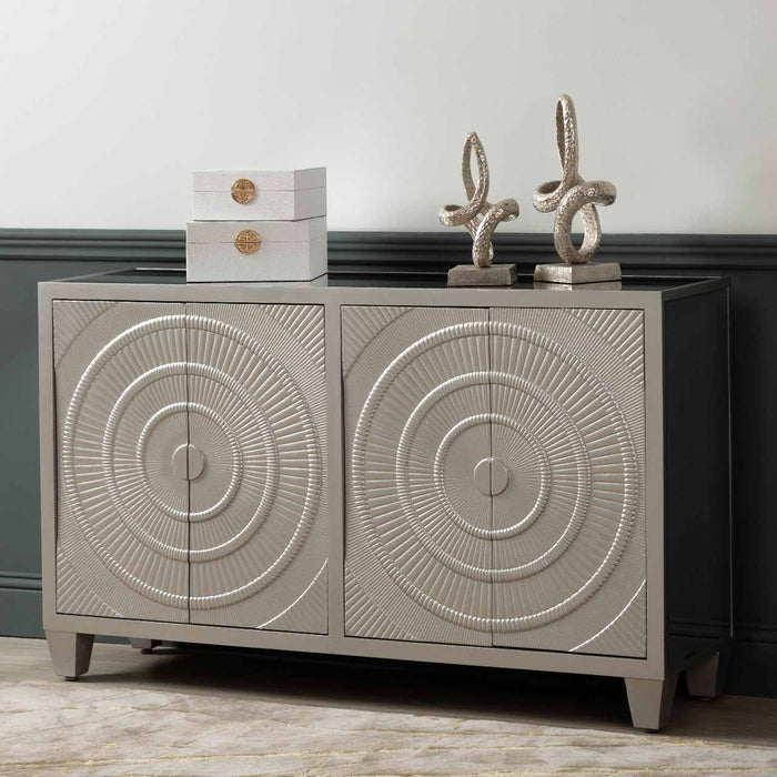 Cirque Champagne 4 Door Sideboard Sideboards CIMC 