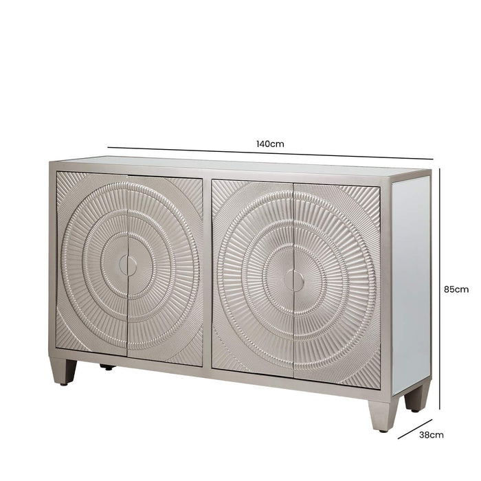 Cirque Champagne 4 Door Sideboard Sideboards CIMC 