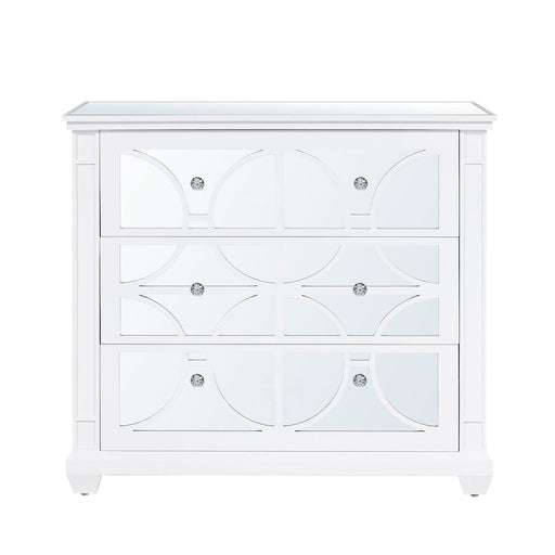 Torino White Wood 3 Drawer Chest Chest of Drawers CIMC 