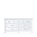 Torino White Wood 7 Drawer Chest Chest of Drawers CIMC 