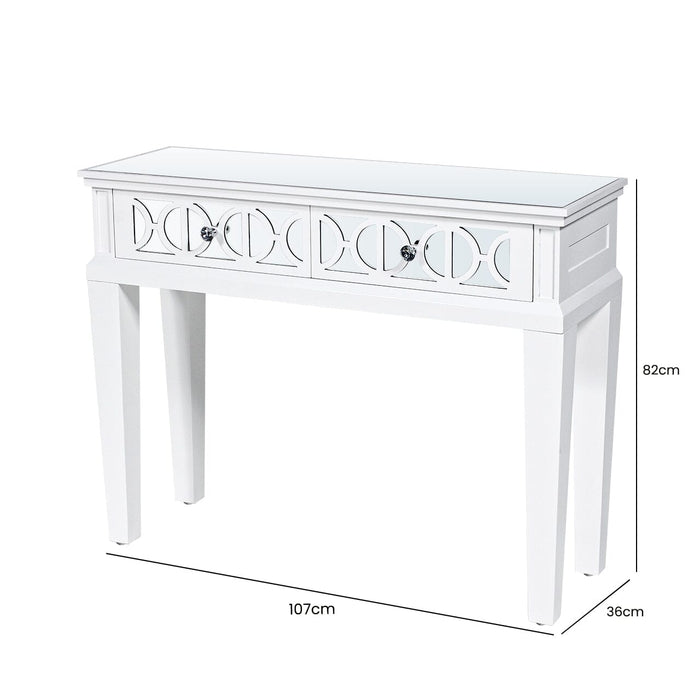 Torino White Wood Console Table Console Table CIMC 