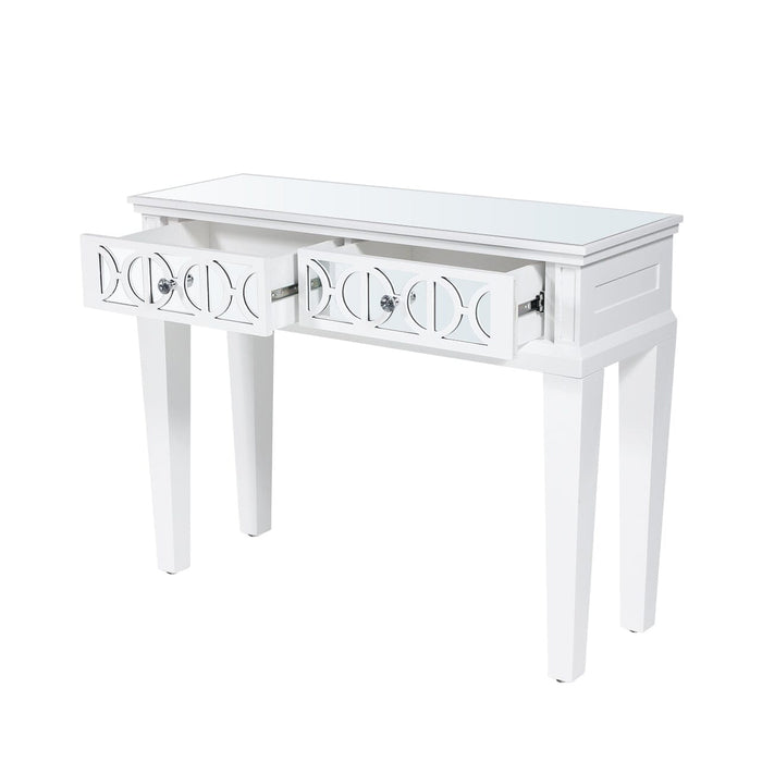 Torino White Wood Console Table Console Table CIMC 