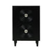 Elon 4 Drawer Tallboy Cabinet Black with SM Mirror Cabinet CIMC 