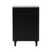 Elon 4 Drawer Tallboy Cabinet Black with SM Mirror Cabinet CIMC 