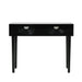 Elon 2 Drawer Console Table Black with SM Mirror Console Table CIMC 