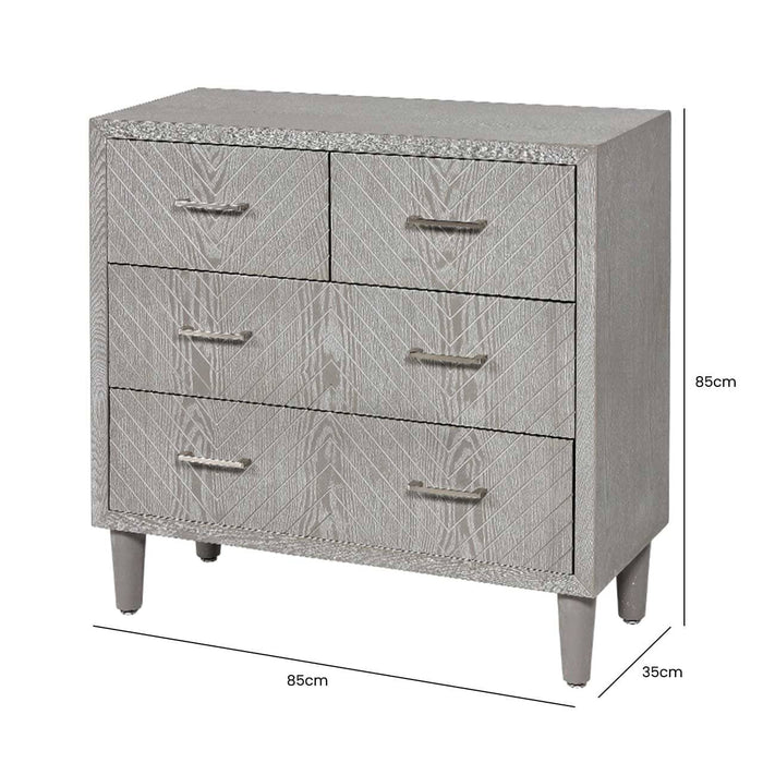 Venus 4 Drawer Chest Grey Chest of Drawers CIMC 