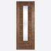 Walnut Laminated Vancouver Glazed Internal Doors Home Centre Direct 