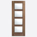 Walnut Vancouver Glazed 4L Internal Doors Home Centre Direct 