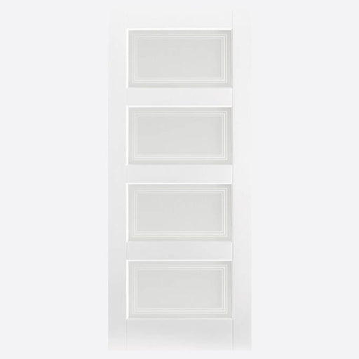 White Contemporary Glazed 4L Internal Doors Home Centre Direct 