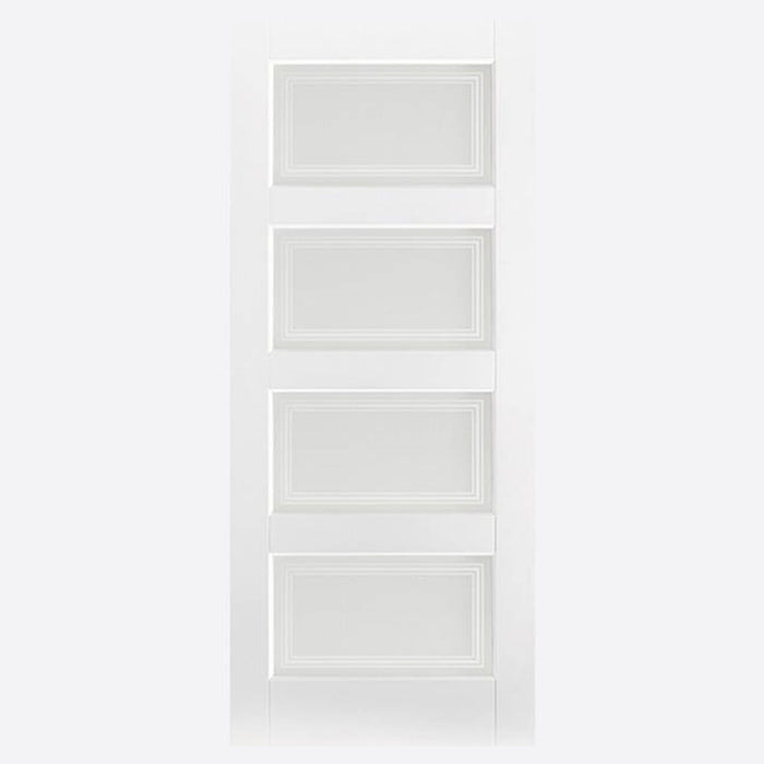 White Contemporary Glazed 4L Internal Doors Home Centre Direct 