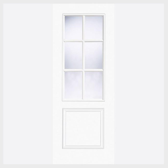 White Moulded Smooth Bruges 6L Internal Doors Home Centre Direct 