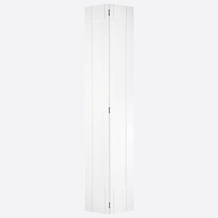 White Shaker 1 Panel Door Bi-Fold Internal Doors Home Centre Direct 