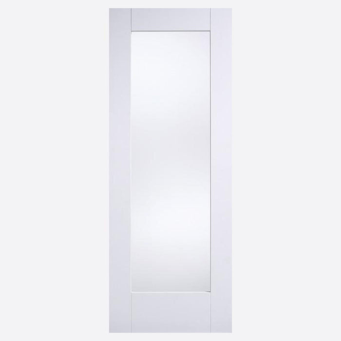 White Shaker Glazed 1L Internal Doors Home Centre Direct 