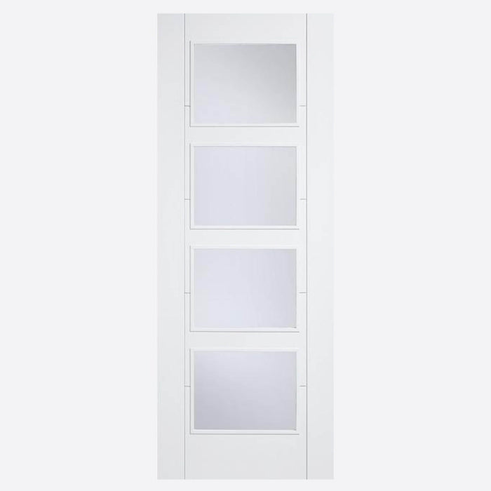 White Vancouver Glazed 4l Clear Internal Doors Home Centre Direct 