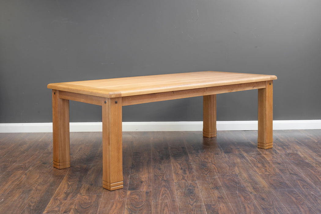 Donny - Dining Table - 2.2m - Fixed Top Dining Tables HB 