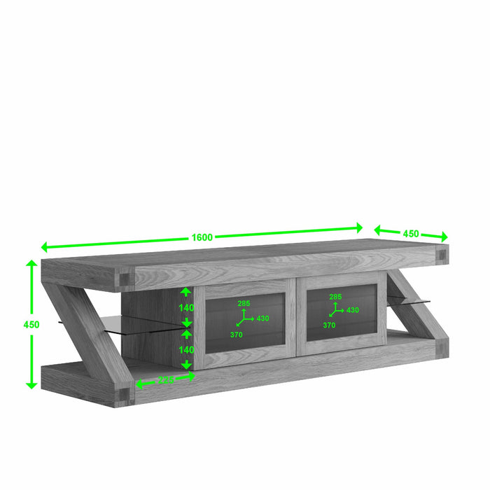 Z Glazed TV Unit TV Cabinets GBH 