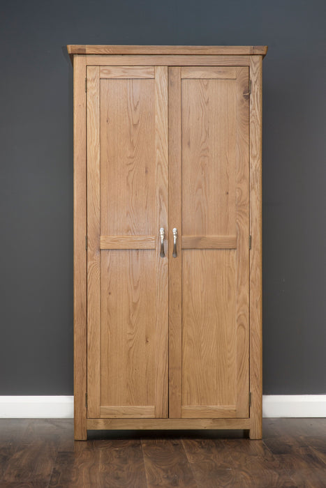 Manhattan 2 Door Oak Wardrobe Wardrobes HB 