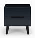 Alicia 2 Drawer Bedside - Anthracite Bedside Tables Julian Bowen V2 