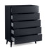 Alicia 5 Drawer Chest - Anthracite Chest of Drawers Julian Bowen V2 