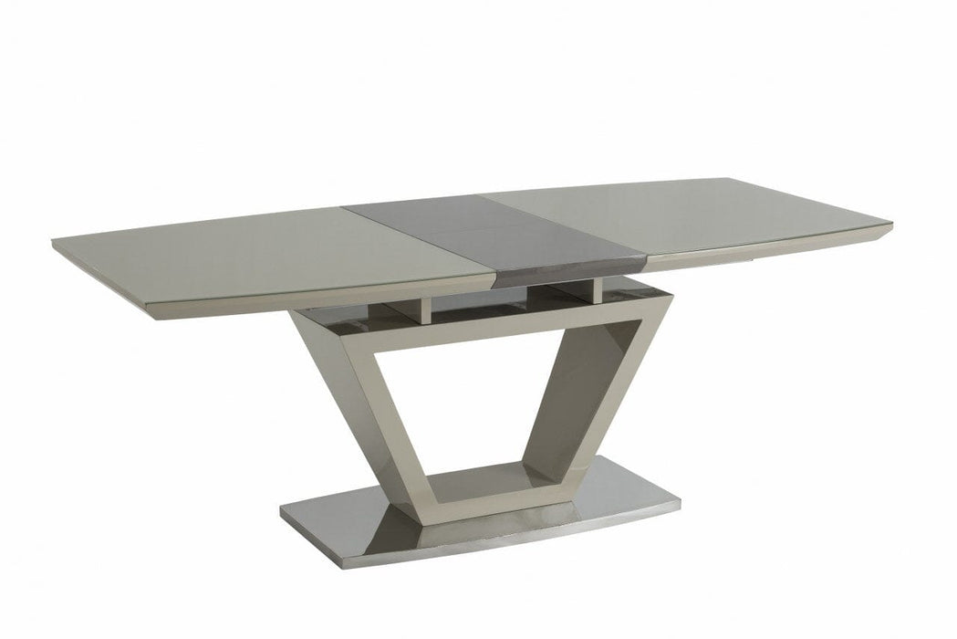 TOLEDO 1.6m (+0.4m) EXT DINING TABLE LATTE Extending Dining Table supplier 120 