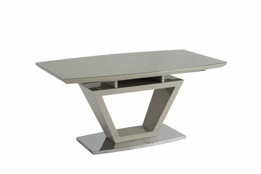 TOLEDO 1.6m (+0.4m) EXT DINING TABLE LATTE Extending Dining Table supplier 120 