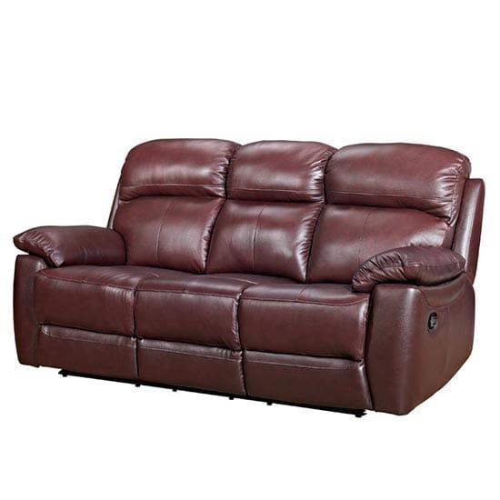 Aston 3 Seater Recliner Sofa FP Chestnut 