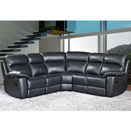 Aston Corner Group Sofa FP Black 