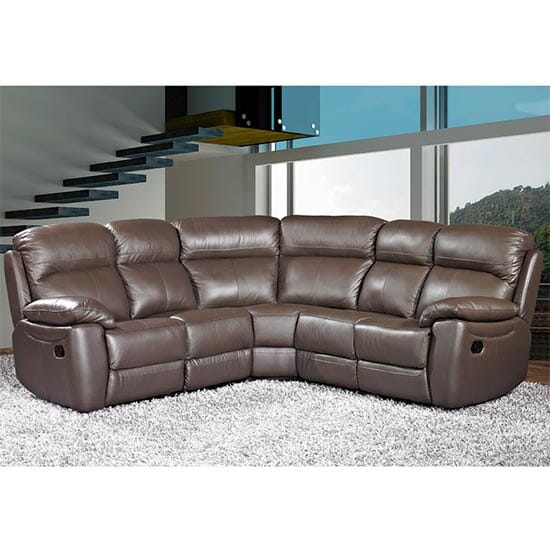 Aston Corner Group Sofa FP Brown 