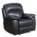 Aston Recliner Sofa FP Black 