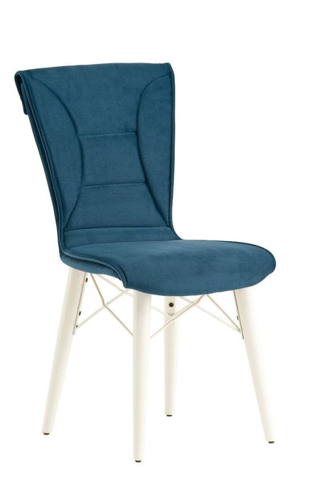 Lukas Chair- Blue/White (Set of 2) Accent Chair Derrys 