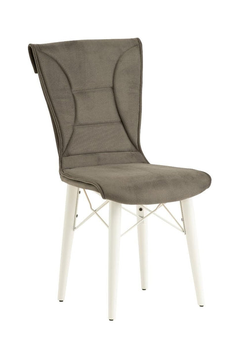 Lukas Chair - Charcoal/White (Set of 2) Accent Chair Derrys 