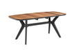 Dinamic Extending Dining Table + 6 Chair Charcoal Extending Dining Table Derrys 