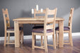 Donny 1.4m Extending Dining Table with 4 Chairs Extending Dining Set HB 