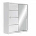 Seville 150 Wardrobe White Sliding Wardrobes Home Centre Direct 