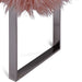 Heavy Shag Faux Sheepskin Bench-Pink Stools/Benches Derrys 