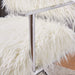 Faux Sheepskin Directors Chair-White Chair Derrys 