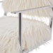 Faux Sheepskin Directors Chair-White Chair Derrys 