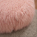 Faux Sheepskin Bean Bag-Pink Stools/Benches Derrys 