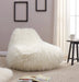 Faux Sheepskin Bean Bag-White Stools/Benches Derrys 