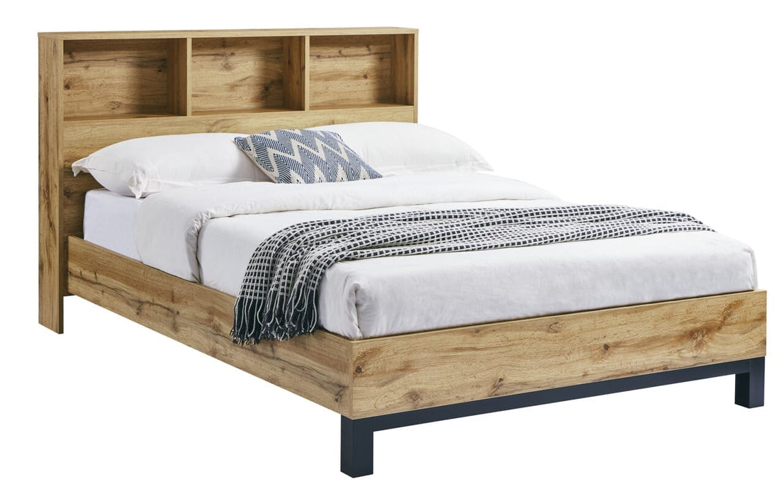 Bali Bookcase Headboard Bed Frame 135Cm Bed frames Julian Bowen V2 