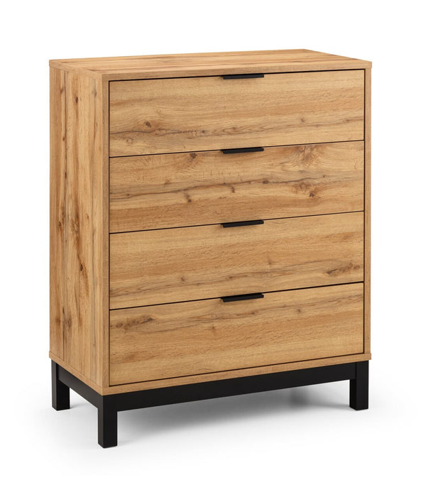 Bali 4 Drawer Chest Chest Of Drawers Julian Bowen V2 